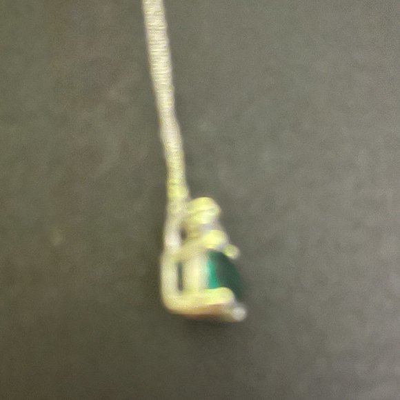 STERLING SILVER NECKLACE WITH PENDANT - Picture 3 of 4